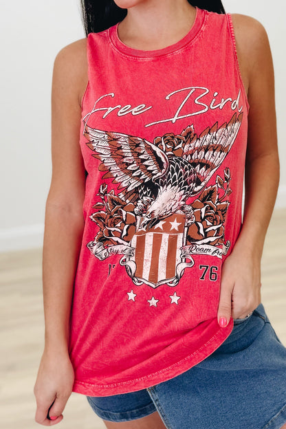 Free Bird Graphic Tank Top - 3 Colors!
