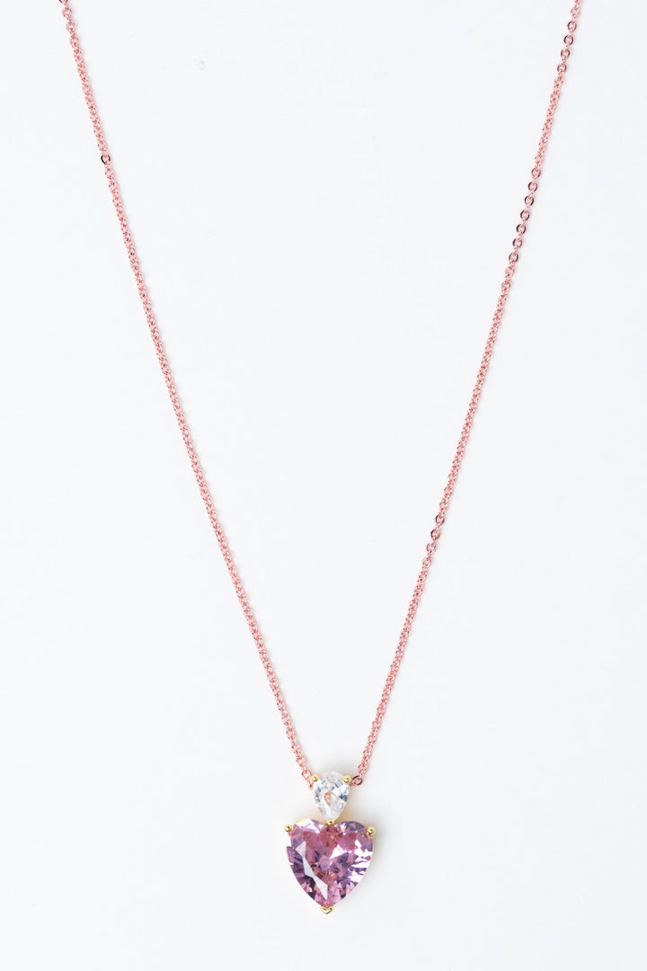Sweet Surrender Necklace - Metallic Flamingo