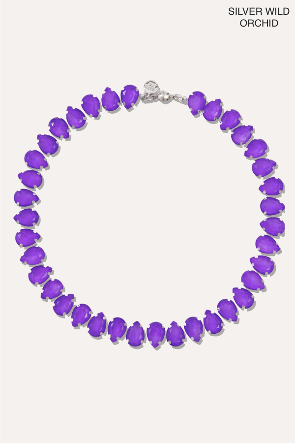 The BABE Neon Crystal Necklace - Multiple Colors!