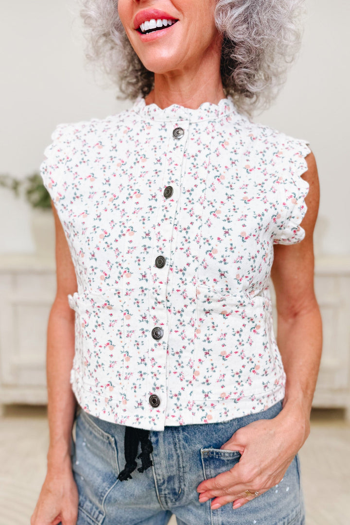 Gone With The Wind Floral Vest