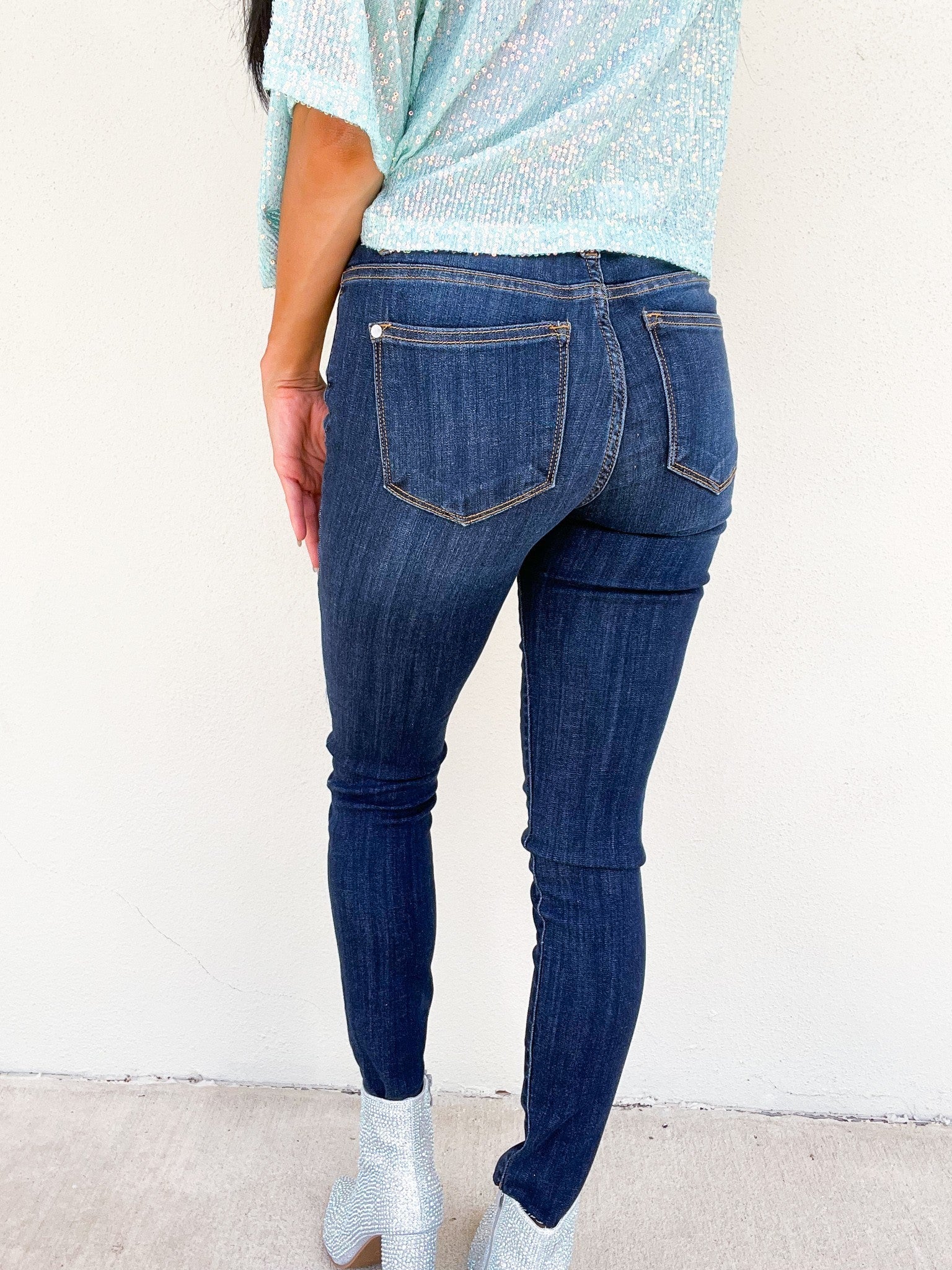 Judy Blue Sexy Can I Mid Rise Skinny Jeans