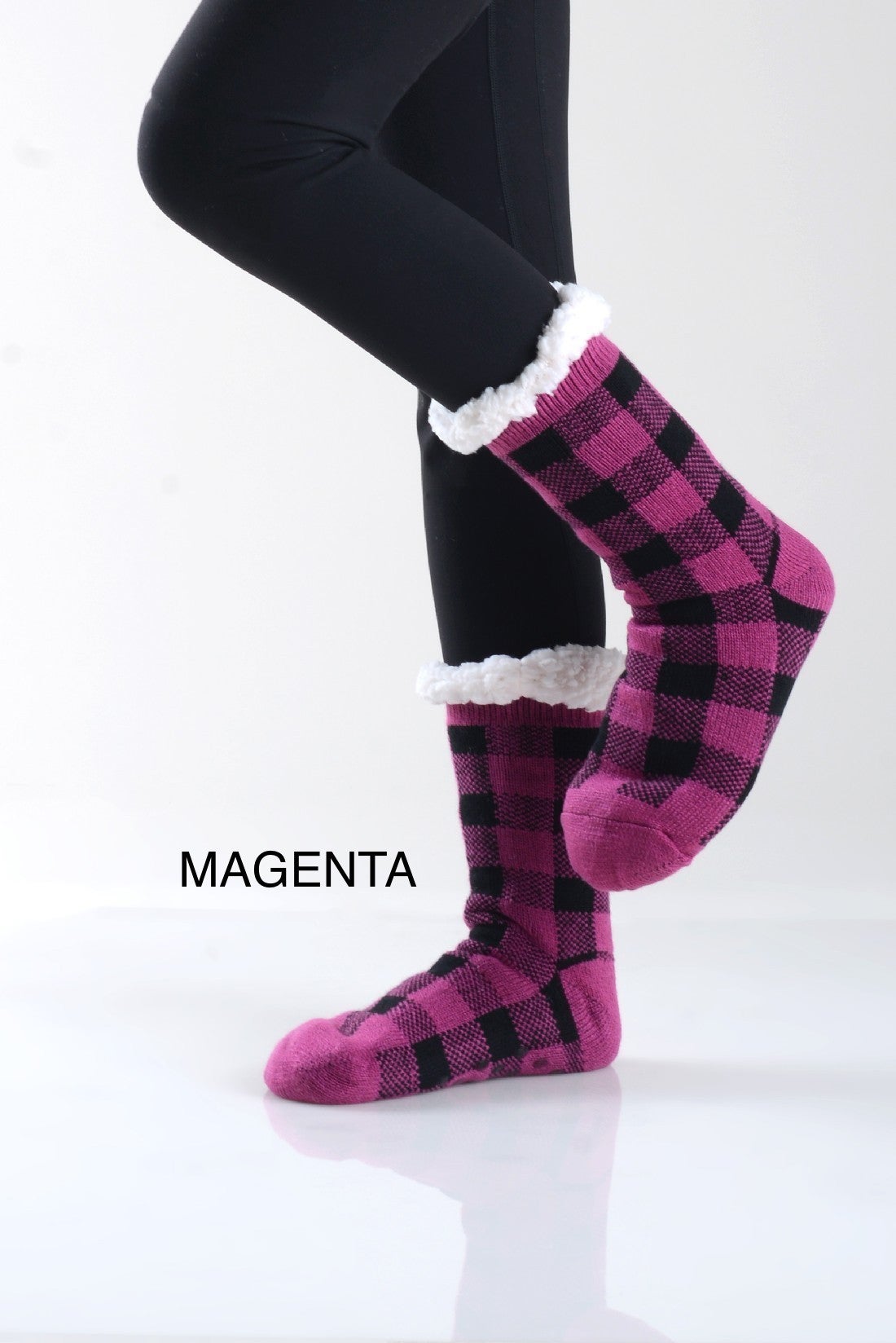 Non Slip Premium Buffalo Socks - 6 Colors !