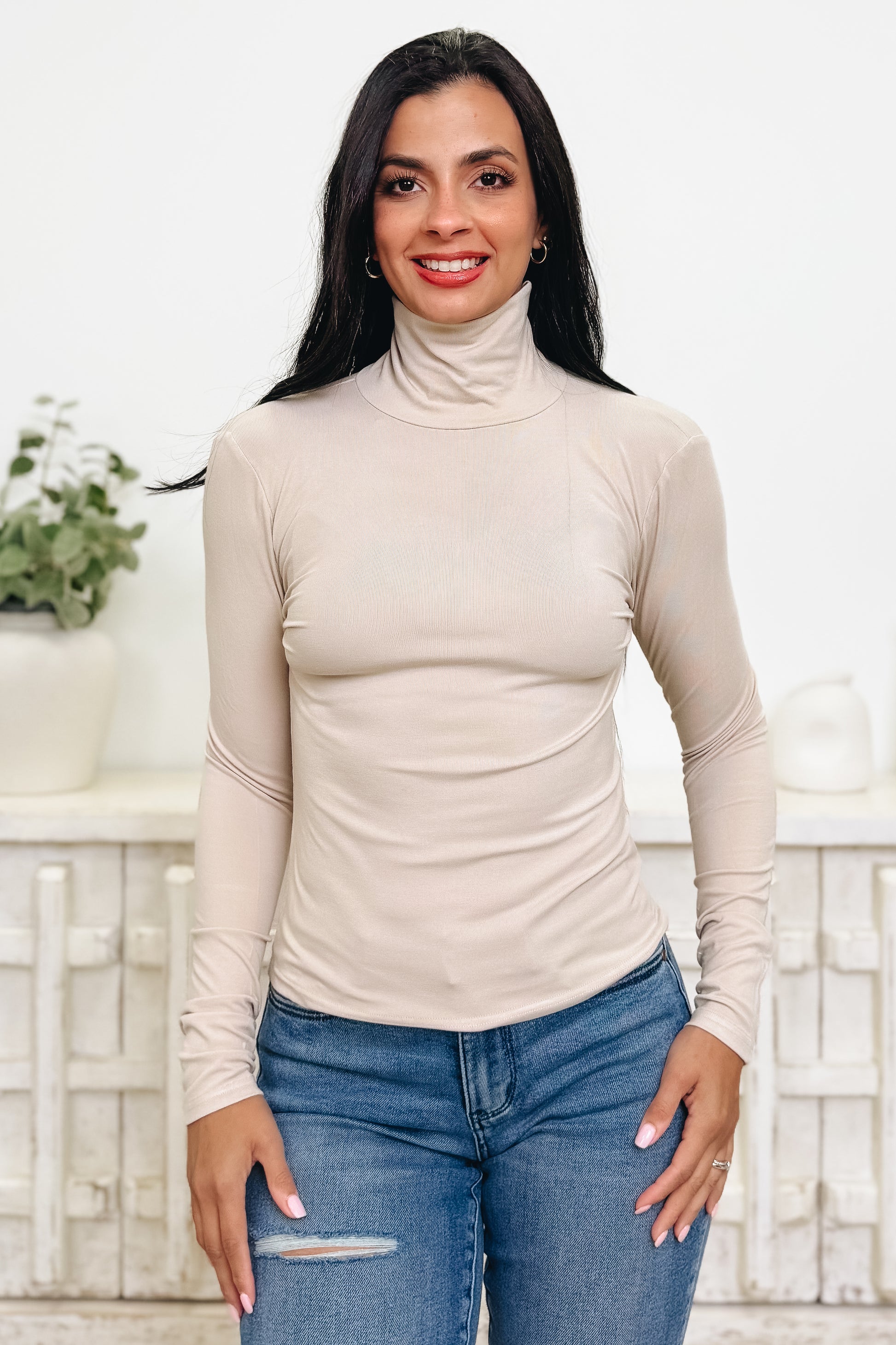 Cloud Nine Turtleneck Top - 4 Colors!