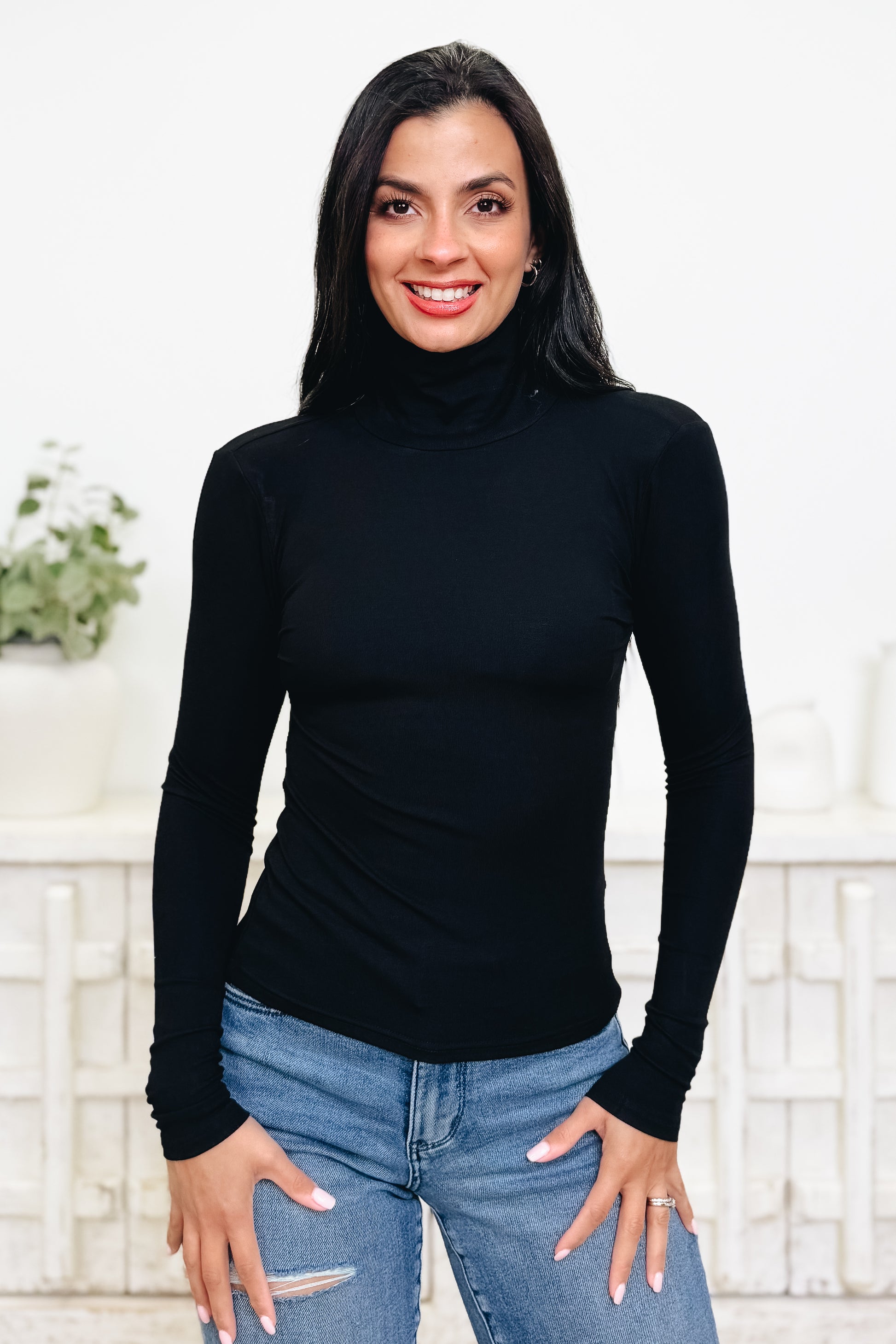 Cloud Nine Turtleneck Top - 4 Colors!