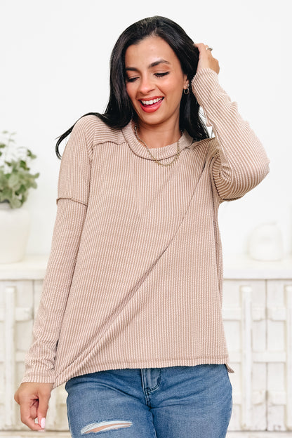 Coffee Run Ribbed Top - 10 Colors!