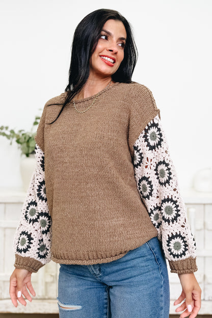 Dried Sunflower Sweater Top