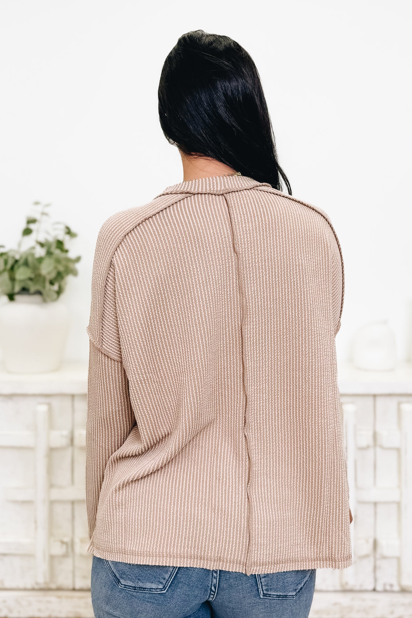 Coffee Run Ribbed Top - 10 Colors!