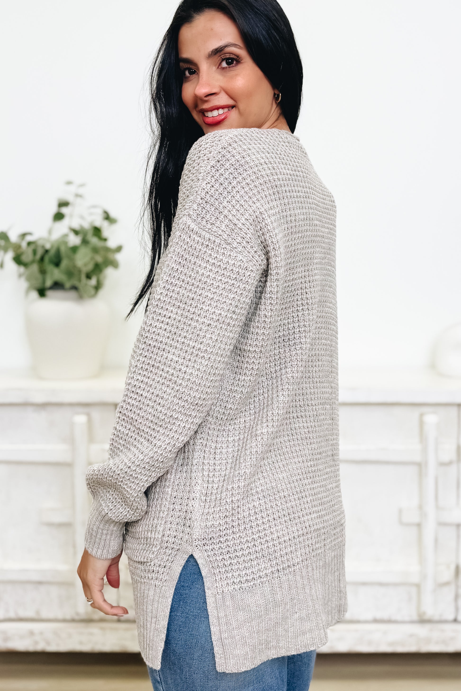 Easy Breezy Waffle Knit Sweater Cardigan - 6 Colors!