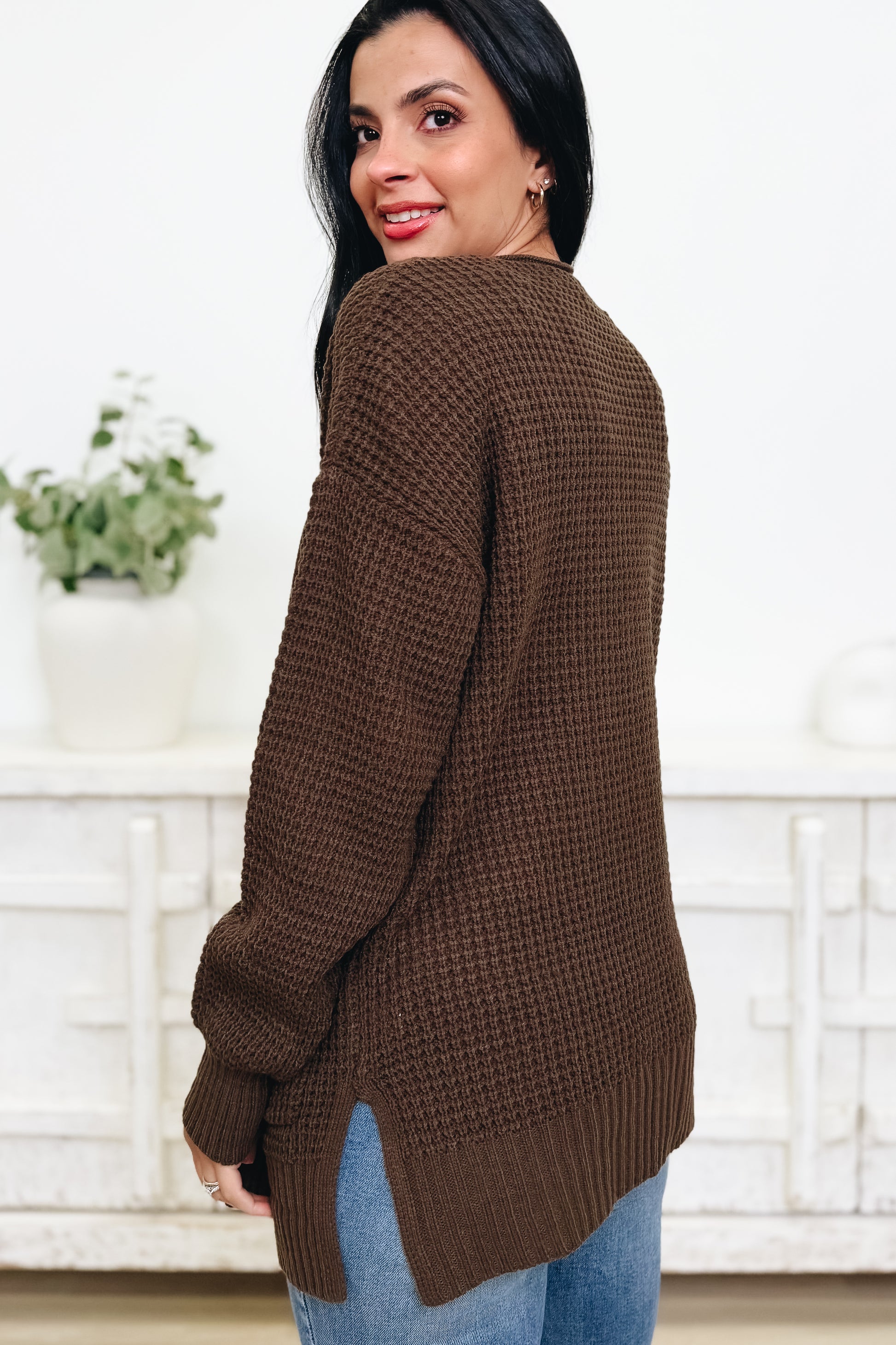 Easy Breezy Waffle Knit Sweater Cardigan - 6 Colors!