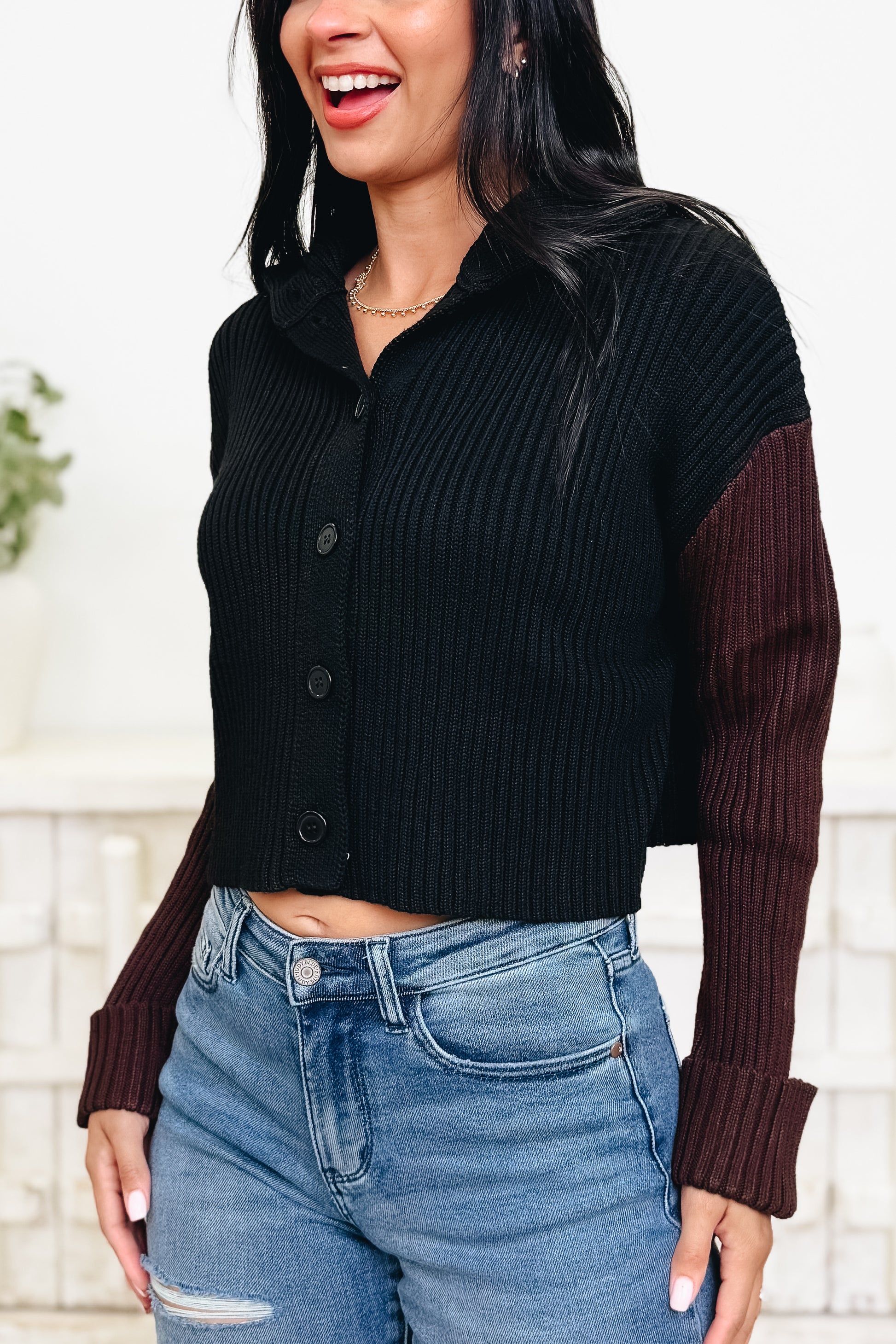 Uptown Sweater Cardigan - 2 Colors!