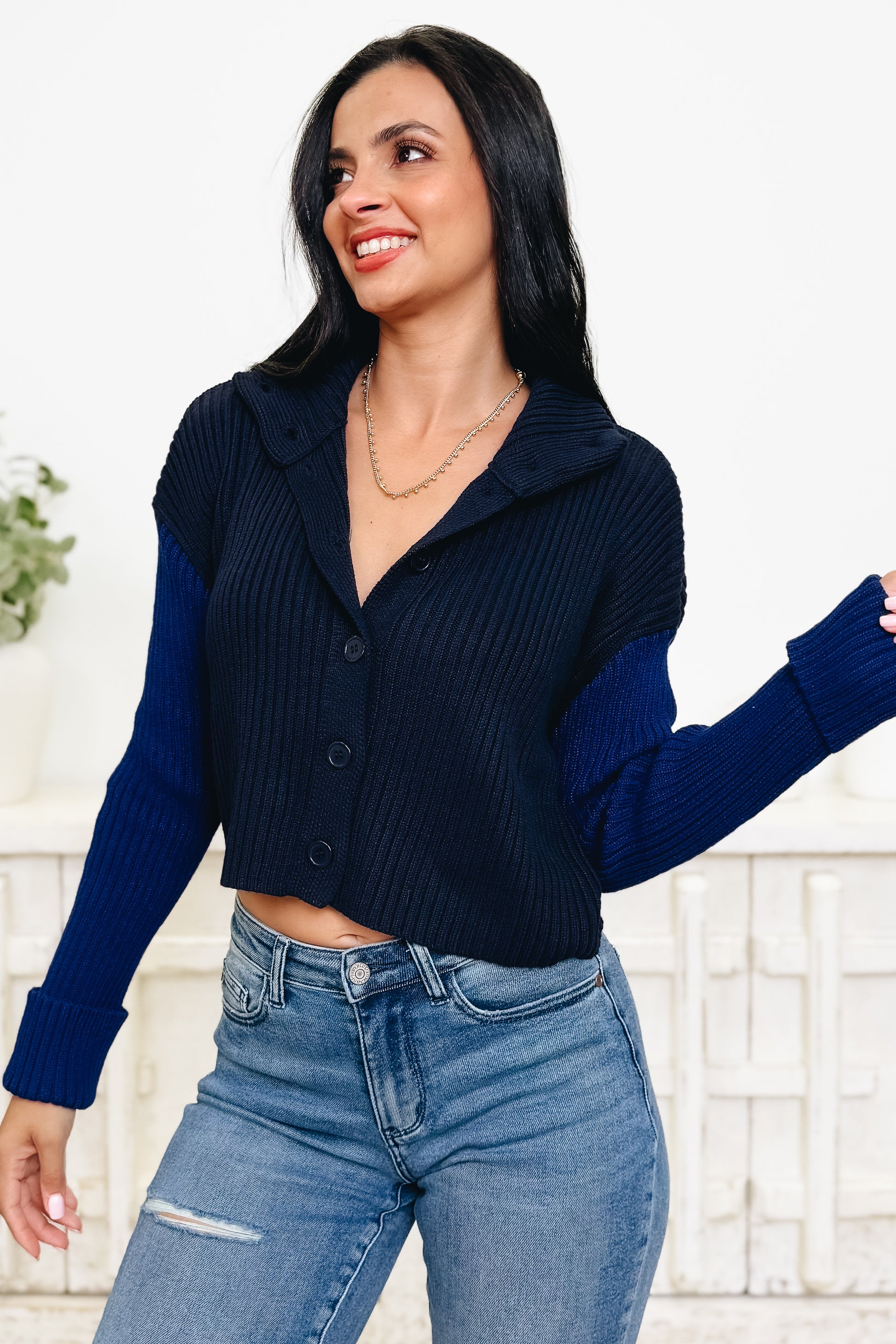 Uptown Sweater Cardigan - 2 Colors!