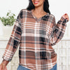 It's Going Down Plaid Top