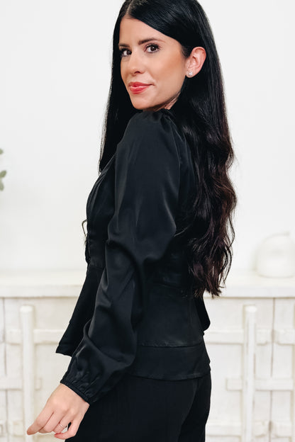 The Victoria Peplum Top - 3 Colors!