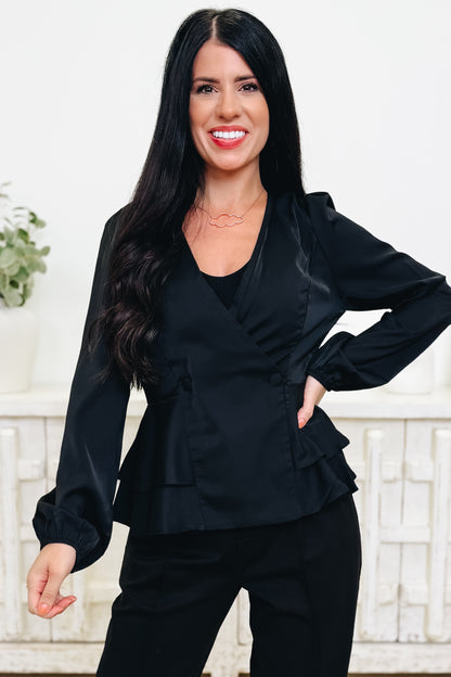 The Victoria Peplum Top - 3 Colors!
