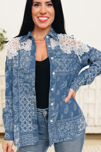 As You See It Button Down Top