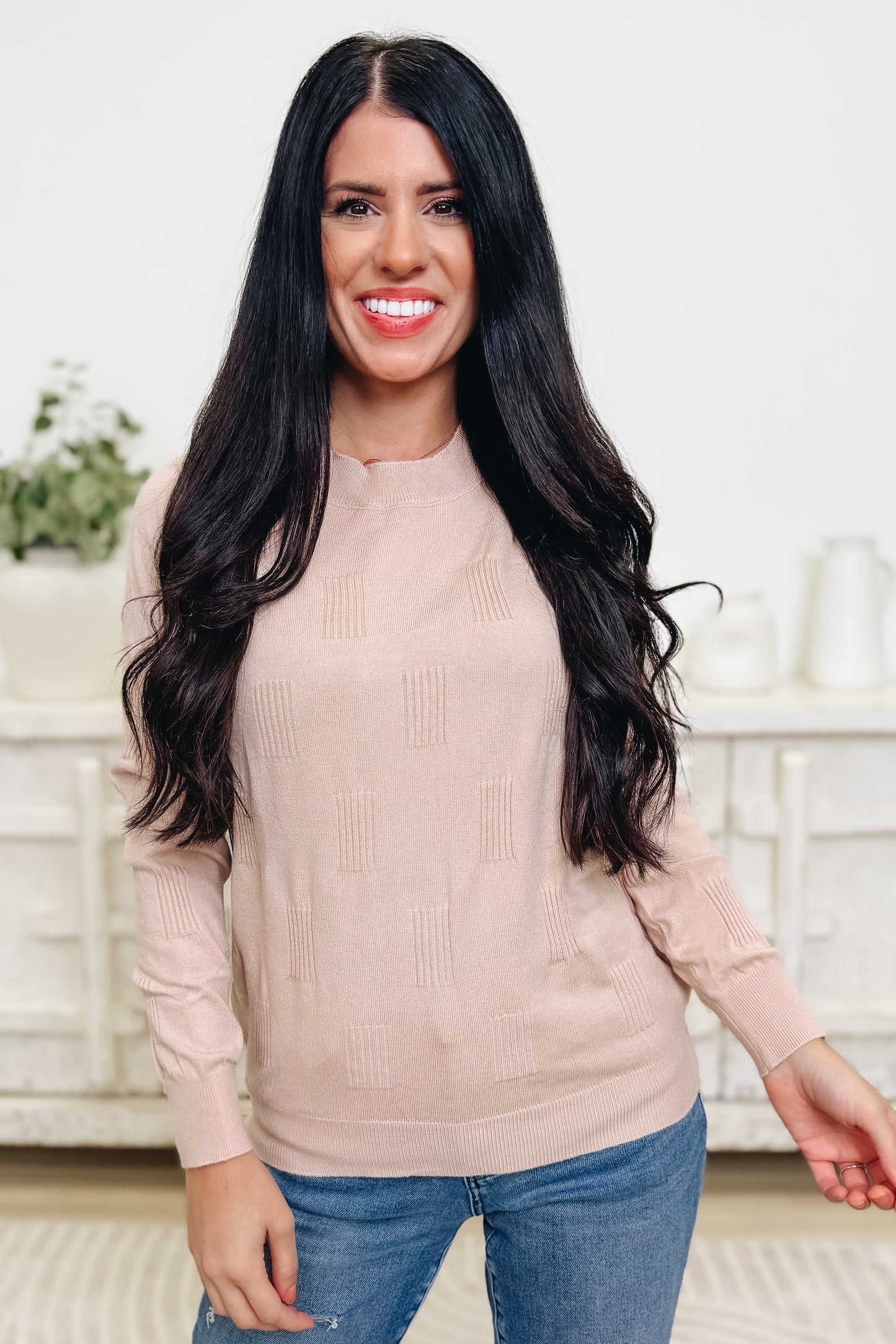 Add A Little Charm Sweater Top - 3 Colors!