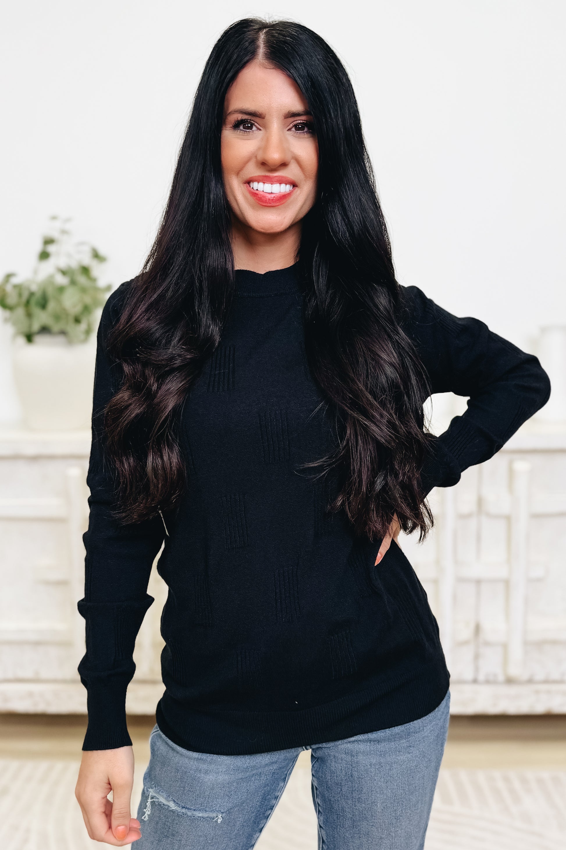 Add A Little Charm Sweater Top - 3 Colors!