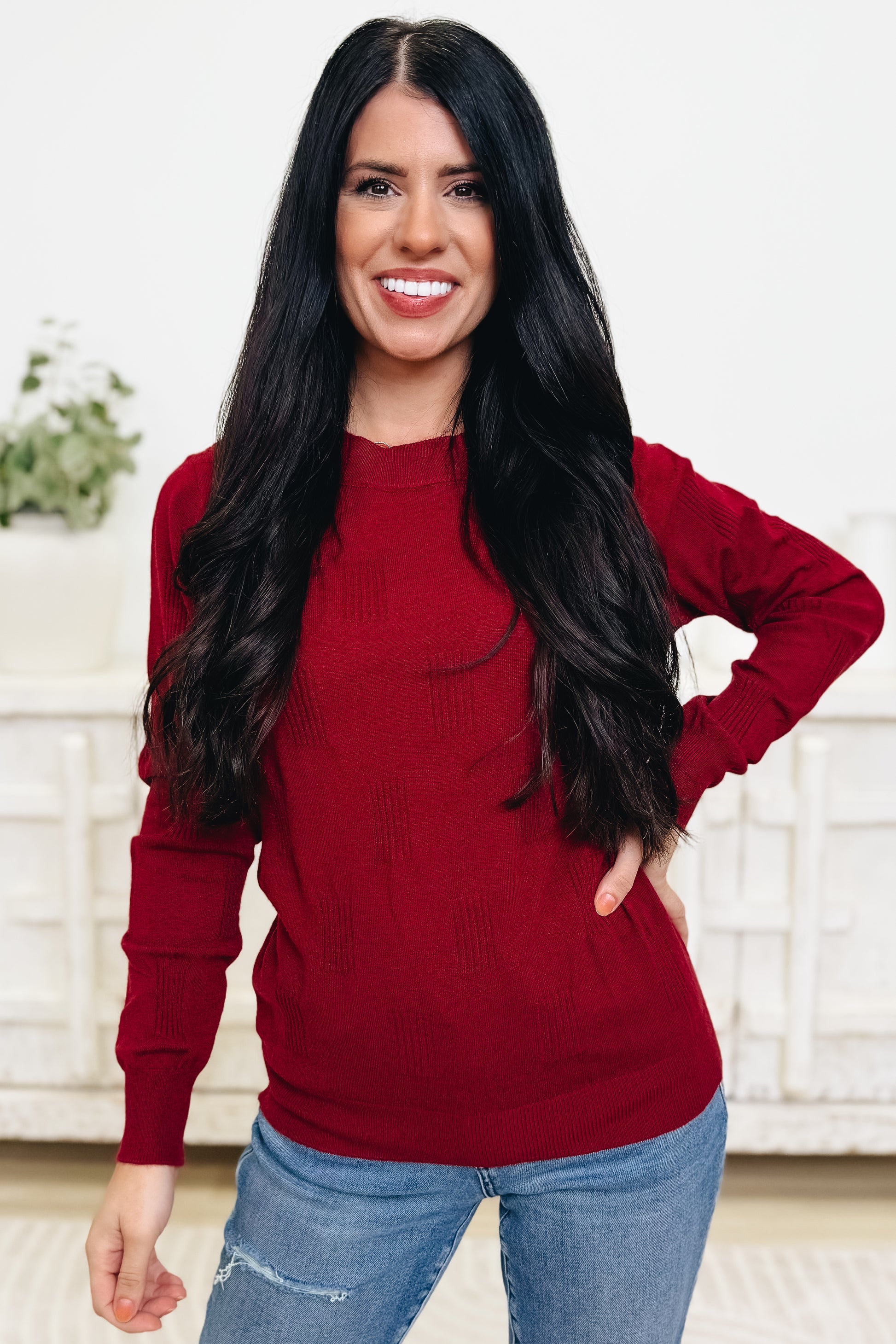 Add A Little Charm Sweater Top - 3 Colors!