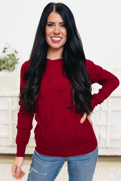 Add A Little Charm Sweater Top - 3 Colors!