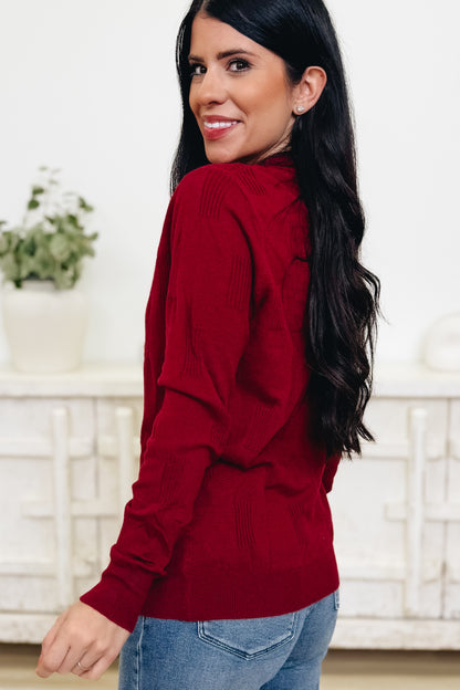 Add A Little Charm Sweater Top - 3 Colors!