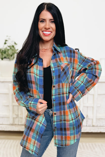 My Life With Plaid Button Down Top - 2 Colors!