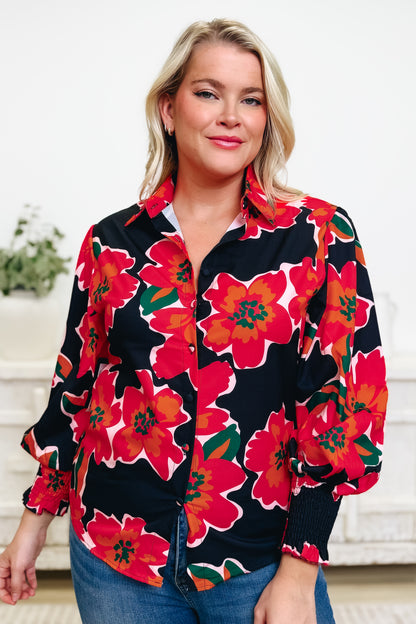 Big Love Floral Top - 4 Colors!