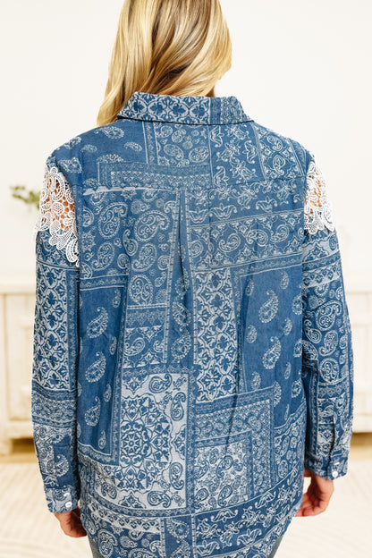 As You See It Button Down Top