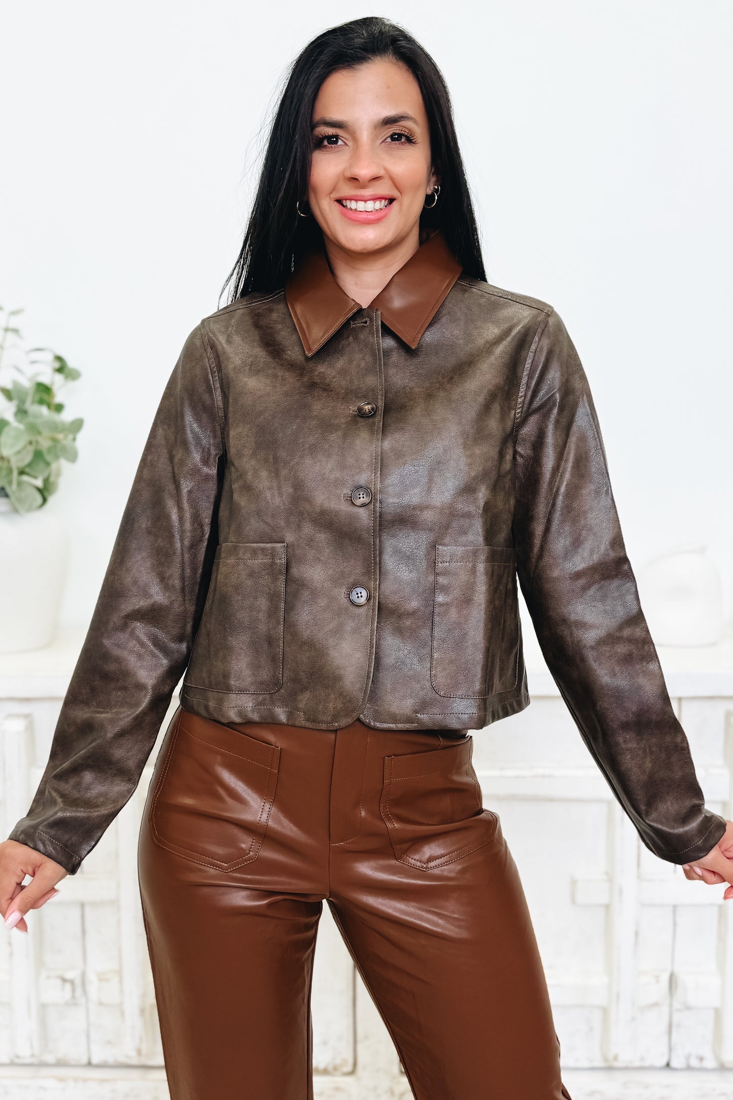 Wild Streak Faux Leather Jacket