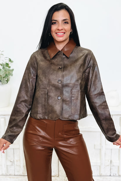 Wild Streak Faux Leather Jacket