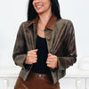 Wild Streak Faux Leather Jacket