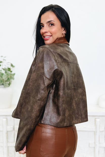 Wild Streak Faux Leather Jacket