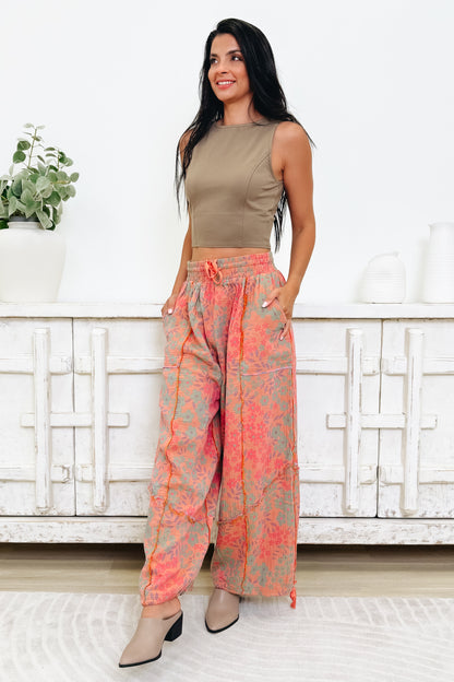 Life Abundantly Pants - Orange