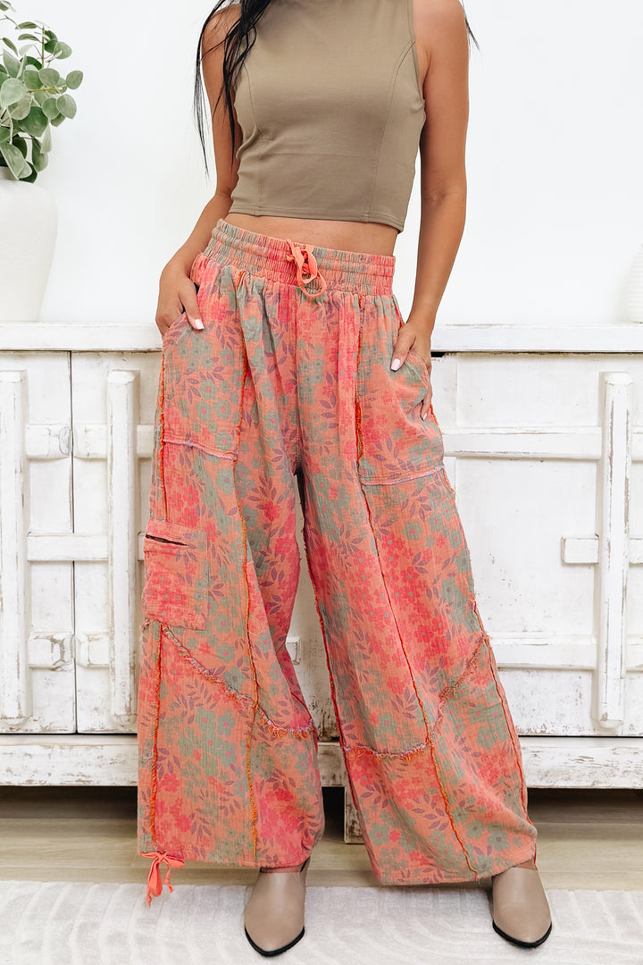 Life Abundantly Pants - Orange