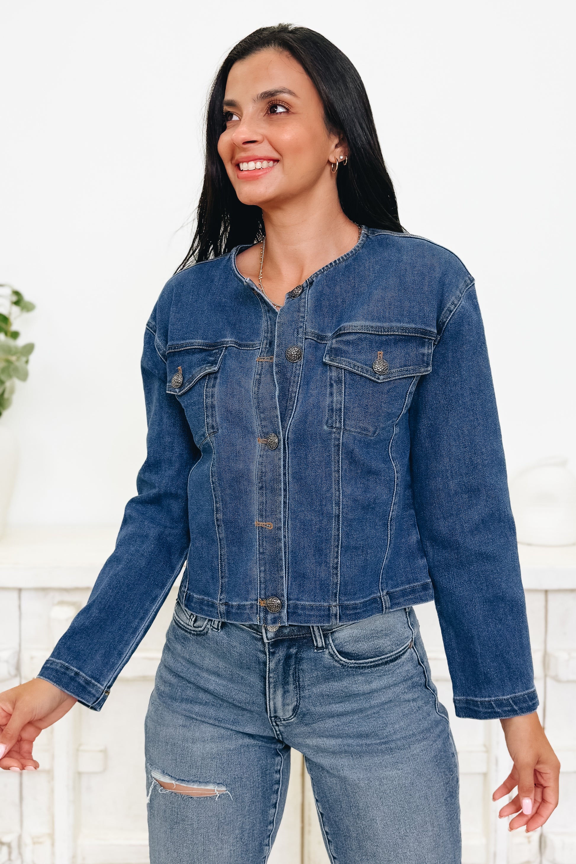 Classic Charm Denim Jacket