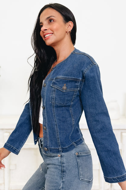 Classic Charm Denim Jacket
