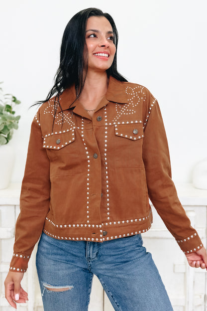 Georgia On My Mind Studded Denim Jacket