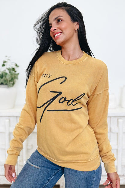 But God Graphic Sweatshirt - 3 Colors!