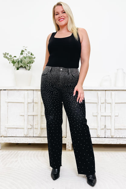 Starlight Spark By Lovervet - Slim Wide Leg Jeans