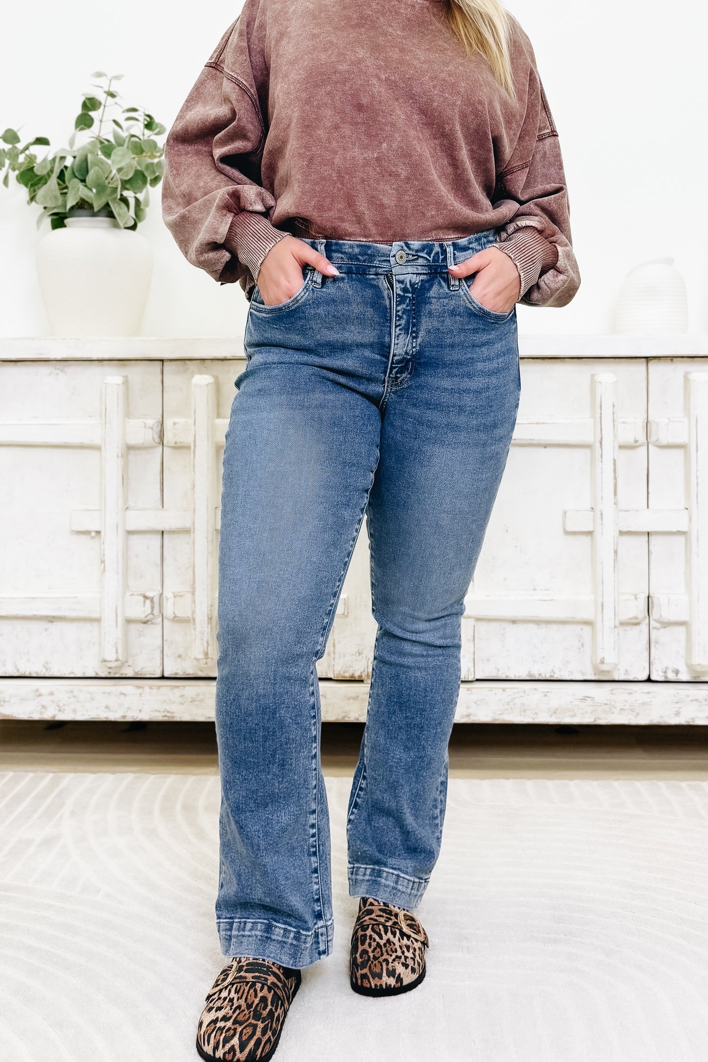 The Gina By Lovervet - High Rise Tummy Control Bootcut Jeans