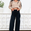 Ease & Grace Mid Rise Wide Leg Pants