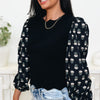 Fields Of Dreams Floral Sweater Top - 2 Colors!