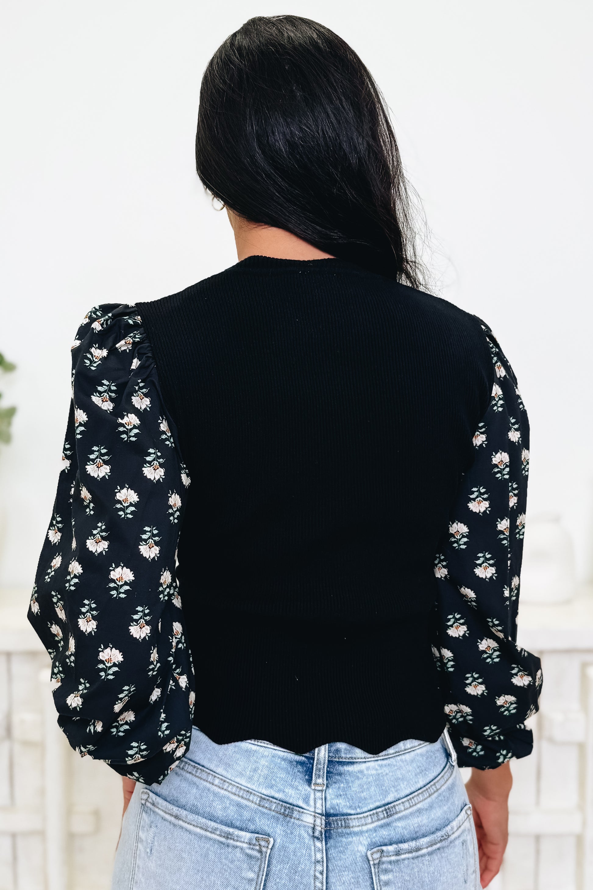 Fields Of Dreams Floral Sweater Top - 2 Colors!