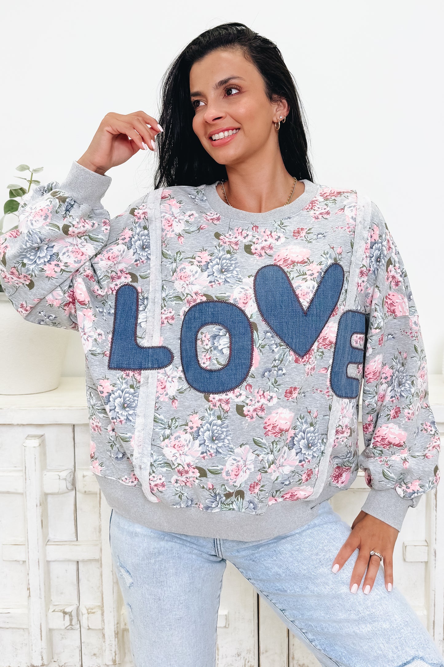 LOVE in Full Bloom Pullover Top - 2 Colors!
