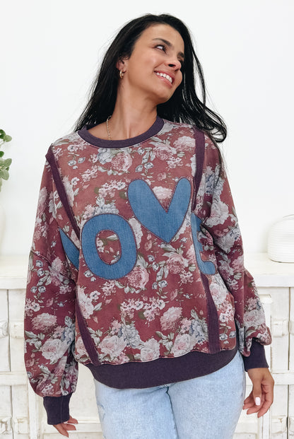 LOVE in Full Bloom Pullover Top - 2 Colors!