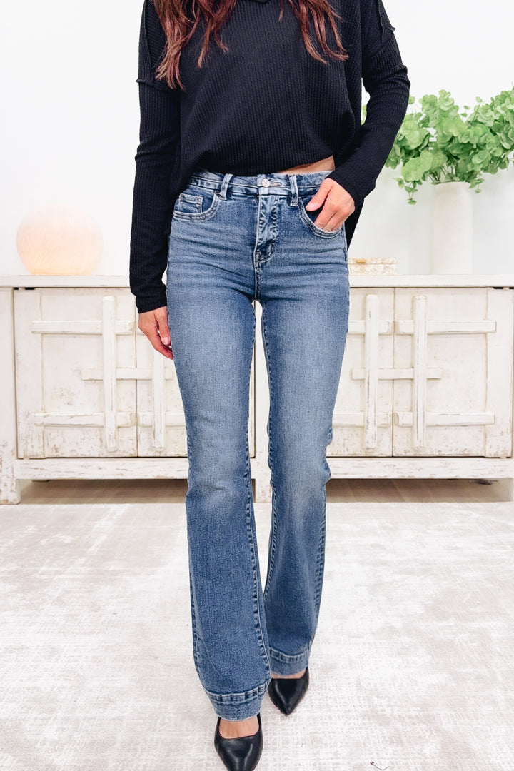 The Gina By Lovervet - High Rise Tummy Control Bootcut Jeans