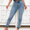 Becky By Judy Blue - Rigid Magic Release Hem Boyfriend Jeans *JB