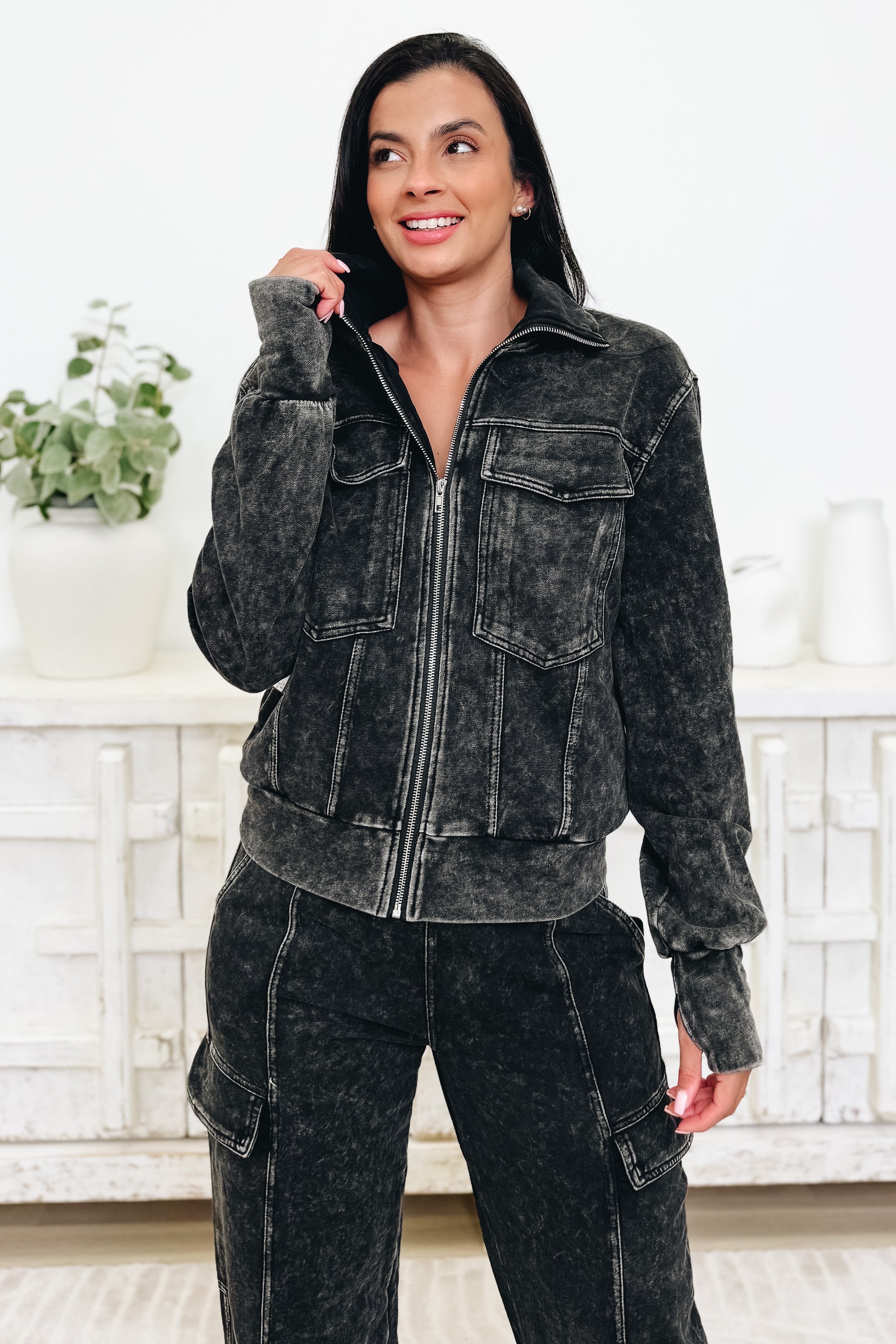 All In One Zip Up Jacket