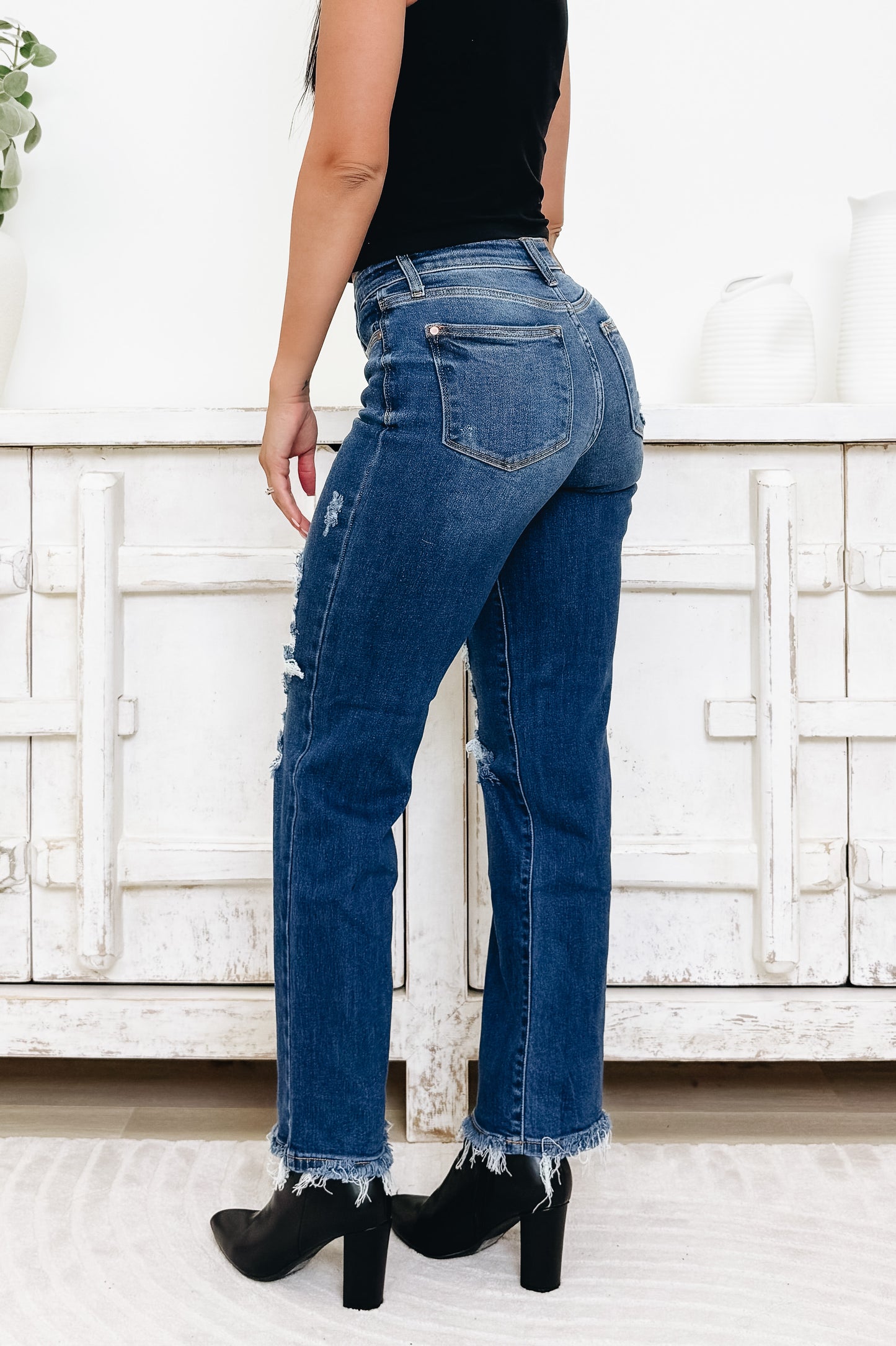 Forever Young By Judy Blue - Mid Rise Relaxed Jeans