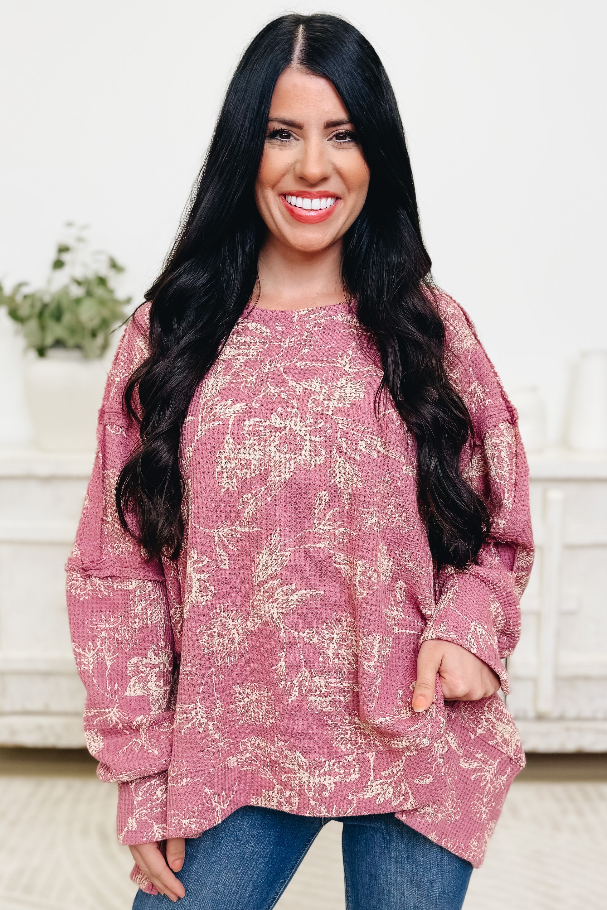 Sweet Meadow Thermal Sweatshirt