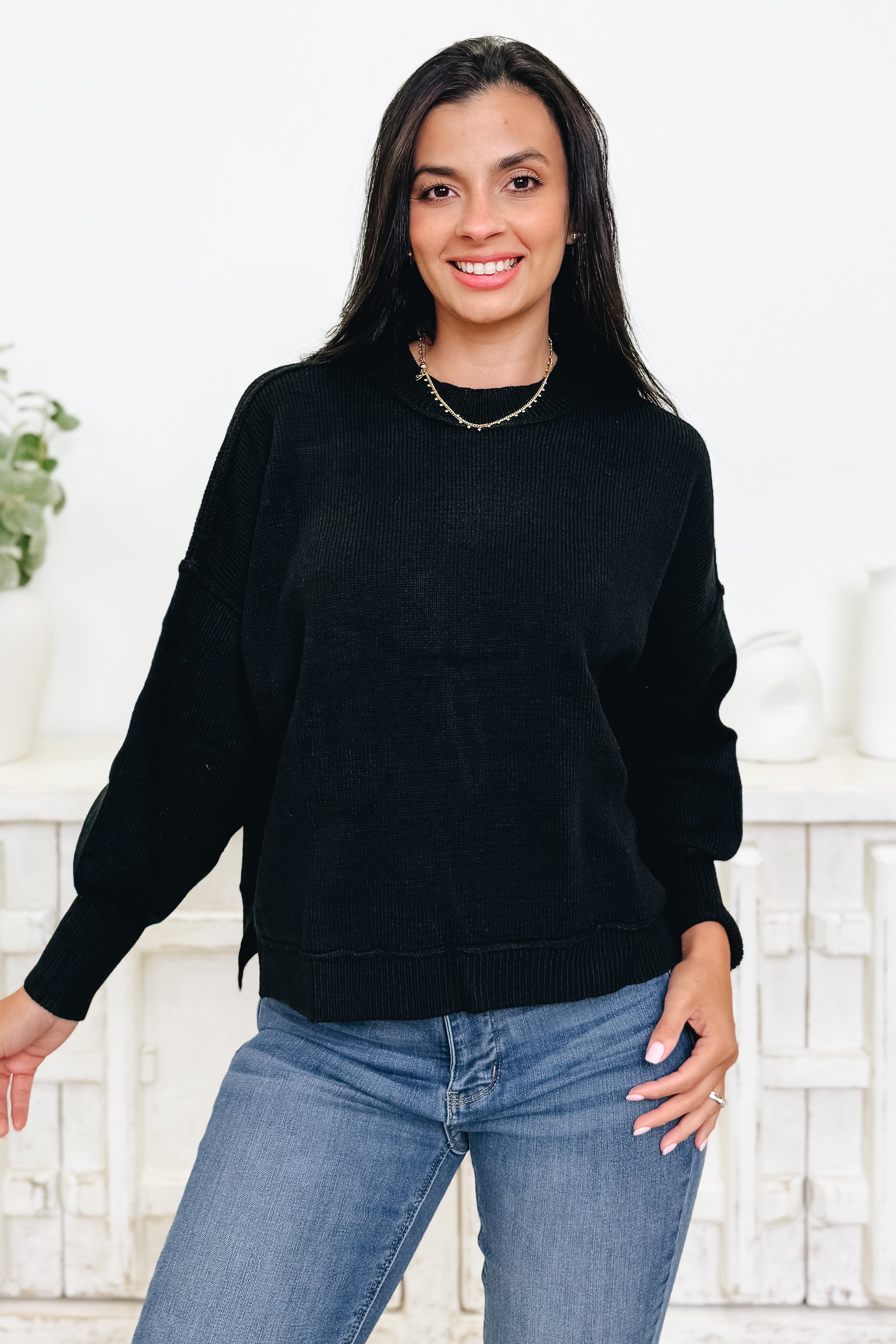 The Comfort Connection Sweater Top - 5 Colors!